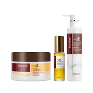 Karseell Maca Power Maca Essence Moisture Kuru ve Yıpranmış Saçlar İçin Onarıcı Şampuan 200 ml & Onarıcı Saç Maskesi 250 ml & Onarıcı Argan Yağı 50 ml
