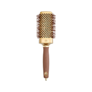 Olivia Garden Expert Blowout Straight Wavy Bristle Altın ve Kahverengi Fön Fırçası 50