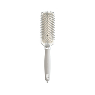 Olivia Garden Expert Care Rectangular Nylon Bristles Gümüş Saç Fırçası Small