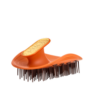 Manta Curls Kalın Telli ve Kıvırcık Saçlar İçin Fırça Amber Orange Gold