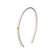 Balmain Cellulose Acetate Headband Saç Bandı Küçük Beyaz Siyah