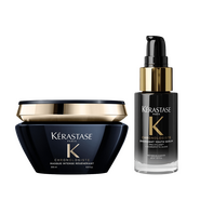 Kerastase Chronologiste Yenileyici Saç Maskesi 200 ml ve Gece Bakım Serumu 30 ml