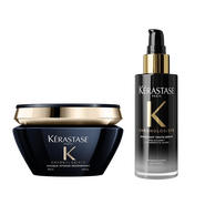 Kerastase Chronologiste Yenileyici Saç Maskesi 200 ml ve Gece Bakım Serumu 90 ml