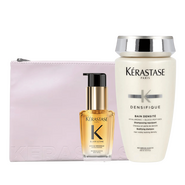 Kerastase Yoğunluk Kazandıran Bakım Seti ve Pink Flat Pouch