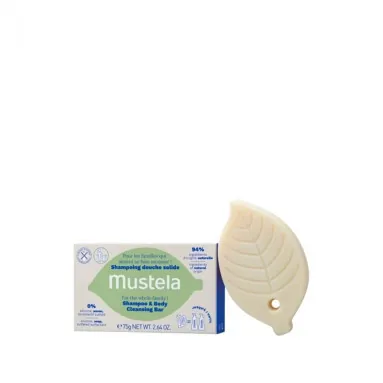 Mustela Solid Shampoo Şampuan ve Vücut Temizleme Barı 75 g