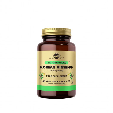 Solgar Korean Ginseng 50 Bitkisel Kapsül