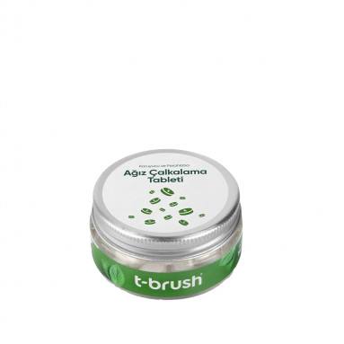 T-Brush Nane Aromalı Florürlü Ağız Çalkalama Tableti 75 Adet