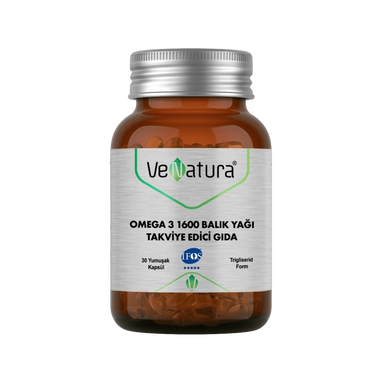 VeNatura Omega 3 1600 Balık Yağı 30 Yumuşak Kapsül