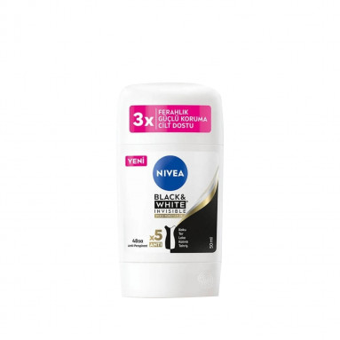 Nivea Black&White İpeksi Pürüzsüzlük Kadın Stick Deodorant 50 ml