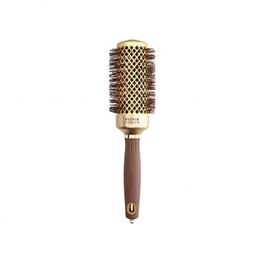 Olivia Garden Expert Blowout Shine Wavy Bristles Altın ve Kahverengi Fön Fırçası 45