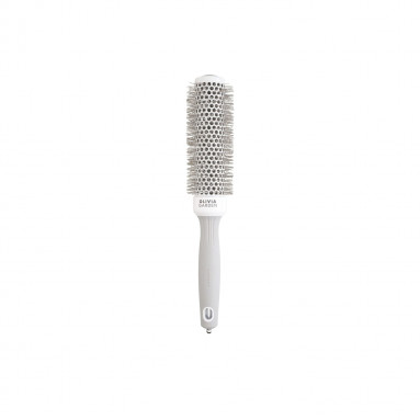 Olivia Garden Expert Blowout Speed Wavy Bristles Beyaz ve Gri Fön Fırçası 25