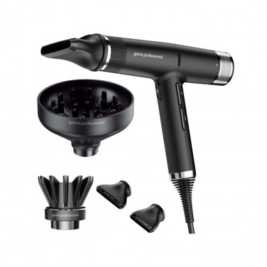 Gama Professional IQ2 Perfetto Profesyonel Saç Kurutma Makinesi Siyah