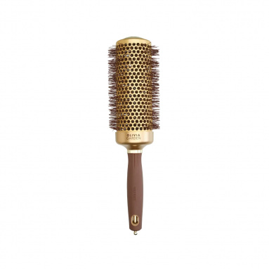 Olivia Garden Expert Blowout Speed Wavy Bristles Altın ve Kahverengi Fön Fırçası 55