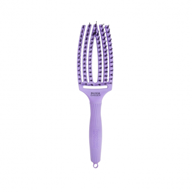 Olivia Garden Fingerbrush Care Iconic Boar Nylon Lavender M Fırça