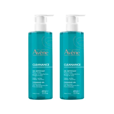 Avene Cleanance Gel Nettoyant Yüz Temizleme Jeli 400 ml 2 Adet