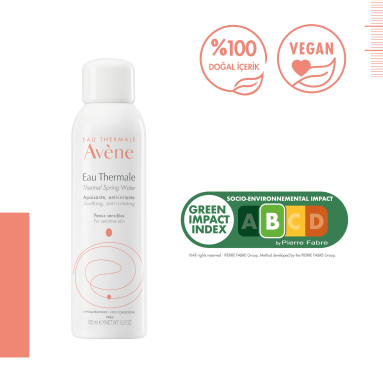 Avene Yatıştırıcı Rahatlatıcı ve Ferahlatıcı Termal Su 150 ml – Cildi sakinleştiren ve ferahlatan 150 ml'lik Avene termal su spreyi.