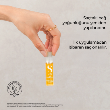Alfaparf Semi Di Lino Reconstruction SOS Emergency Oil Saç Serumu 6x13 ml - Acil bakım için geliştirilmiş onarıcı saç serumu