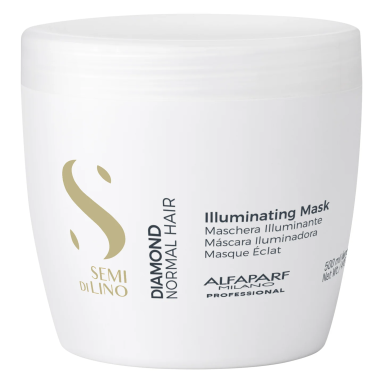 Alfaparf Diamond Illuminating Linen Semi Mask 200 ml - Saçlara ışıltı veren, besleyici etki sağlayan yarı maskara formülü
