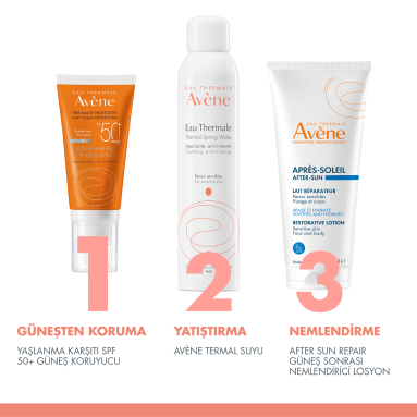 Avene Yaşlanma Karşıtı SPF 50+ Güneş Koruyucu 50 ml - Yaşlanma Belirtilerine Karşı Geliştirilmiş Yüksek Koruma Faktörlü Güneş Kremi