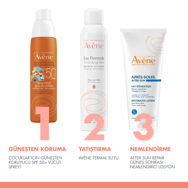 Avene Çocuklar için Güneşten Koruyucu SPF 50+ Vücut Spreyi 200 ml - Çocukların Hassas Cildine Uygun Yüksek Koruma Sağlayan Güneş Spreyi