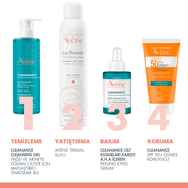 Avene Cleanance Yağlı ve Akneye Eğilimli Ciltler için Matlaştırıcı Temizleme Jeli 400 ml - Cildi Arındıran ve Akne Oluşumunu Önlemeye Yardımcı Temizleyici Jel