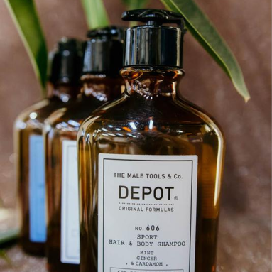 Depot No. 606 Sport Hair & Body Şampuan 250 ml - Tüm vücut için canlandırıcı etkili şampuan.