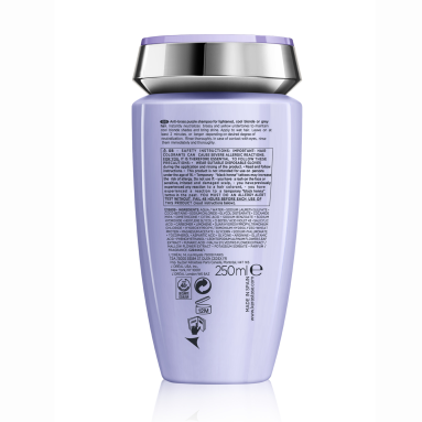 Kerastase Blond Absolu Bain Ultra-Violet İstenmeyen Turuncu Yansımaları Nötralize Eden Şampuan 250 ml - Boyalı ve ağartılmış saçları soğuk, parlak tonlara kavuşturmak için formüle edilmiş şampuan