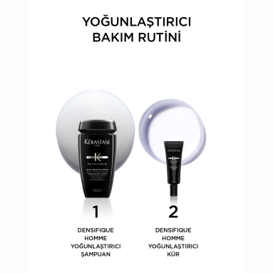 Kerastase Densifique Homme Saç Yoğunlaştırıcı Bakım Kürü 30 x 6 ml – Saç köklerini güçlendirerek dökülmeyi engellemeye yardımcı, yoğun bakım etkili saç kürü.
