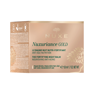 Nuxe Nuxuriance Gold Fortifying Night Balm Gece Kremi 50 ml - Cildin yenilenmesine yardımcı olan, gece kullanımı için besleyici balm