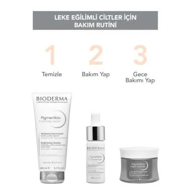 Bioderma Pigmentbio C-Concentrate Gece Bakım Serumu 15 ml - Leke karşıtı etki sağlayan, gece boyu cilt bakımını artıran serum