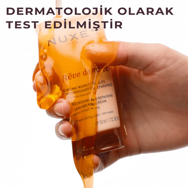 Nuxe Reve De Miel Hand and Nail Cream El ve Tırnak Bakım Kremi 50 ml - El ve tırnakları besleyip koruyan, yumuşaklık sağlayan el kremi