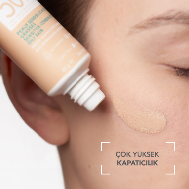 Leke ve kusurları kapatan Bioderma Photoderm Cover Touch SPF50+ Güneş Kremi, cildinizi mükemmelleştirirken aynı zamanda yüksek güneş koruması sağlar.