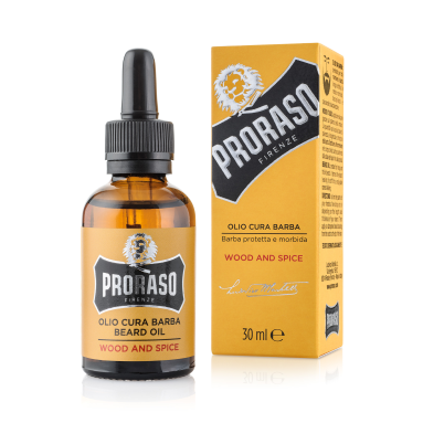 Proraso Wood Spice Sakal Bakım Yağı 30 ml - Odunsu Baharatlı Kokusuyla Sakalları Yumuşatan ve Besleyen Yağ