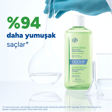 Ducray Extra Doux Sık Kullanım Şampuanı 400 ml - Ducray Extra Doux, sık kullanım için 400 ml şampuan.