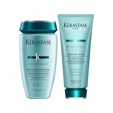 Kérastase Resistance Ciment Anti-Usure Onarıcı Saç Kremi 200 ml & Şampuan 250 ml