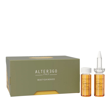 Alterego Italy Curego Silk Oil Elektriklenme Karşıtı Yoğun Saç Bakımı 12x10 ml