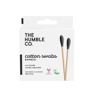 The Humble Co Kulak Temizleme Çubuğu Siyah 100 Adet