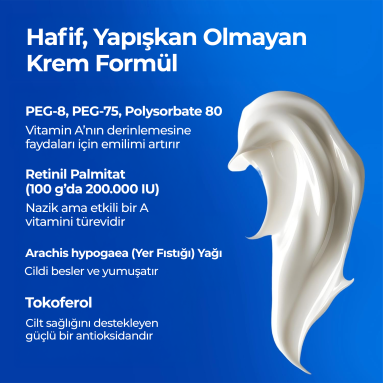 Hafif, Yapışkan Olmayan Krem Formül