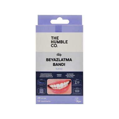 The Humble Co Teeth Whitening Strips Diş Beyazlatma Bandı Nane 28 Adet