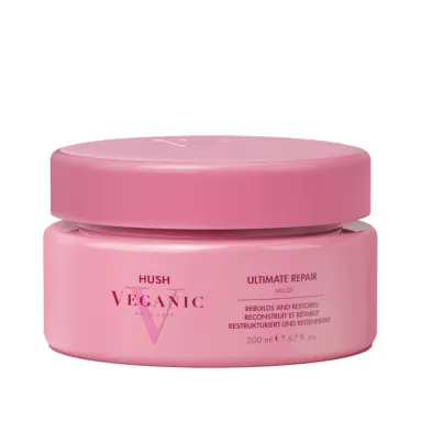 Hush Veganic Ultimate Repair Yıpranmış Saçlar İçin Onarıcı Maske 200 ml