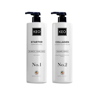 Keo Professional Collagen Yeniden Yapılandırıcı Saç Bakım Seti