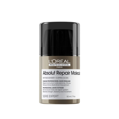 Loreal Professionnel Paris Serie Expert Absolut Repair Molecular Tüm Yıpranmış Saçlar İçin Durulanmayan Maske 50 ml