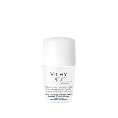 Vichy Anti-Transpirant Hassas Ciltler için 48h Yatıştırıcı Terleme Karşıtı Kadın Roll-On Deodorant 50 ml