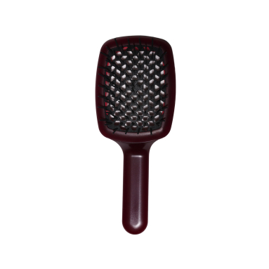 Janeke Curvy M Saç Fırçası Arkası Açık Koyu Kırmızı SP508A MAG