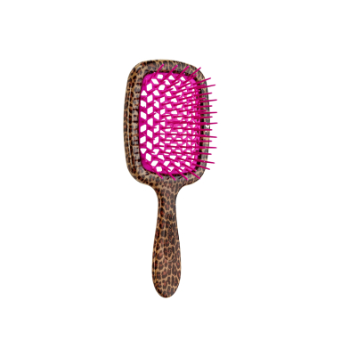 Janeke Superbrush Saç Fırçası Leopar Pembe SP230 MAC FUX