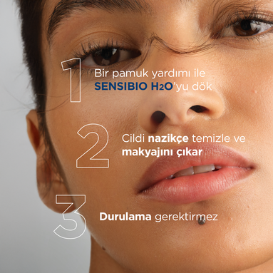 Bioderma Sensibio H2O Solution Micellaire 500 ml: Makyajı ve Kiri Tek Adımda Temizler, Ekonomik Boy