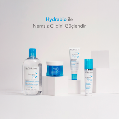 Bioderma Hydrabio Gel Nemlendirici Krem 40 ml – Nem kaybını önleyip cildi besleyerek nem dengesini sağlayan, 40 ml'lik Bioderma Hydrabio nemlendirici krem.