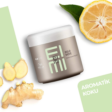 Wella EIMI Bold Move Doku Veren Mat Macun 150 ml – Saçlara mat bir doku ve hacim kazandıran, güçlü tutuş sağlayan, 150 ml'lik mat şekillendirici macun.