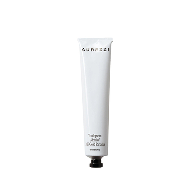 Aurezzi Mentol Aromalı 24K Altın Parçacıkları Gold White Beyazlatıcı Diş Macunu 75 ml