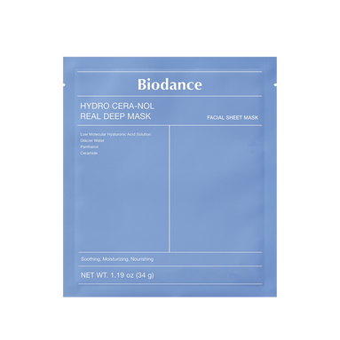 Biodance Hydro Cera-Nol Yatıştırıcı ve Nemlendirici Kağıt Yüz Maskesi 4x34 g